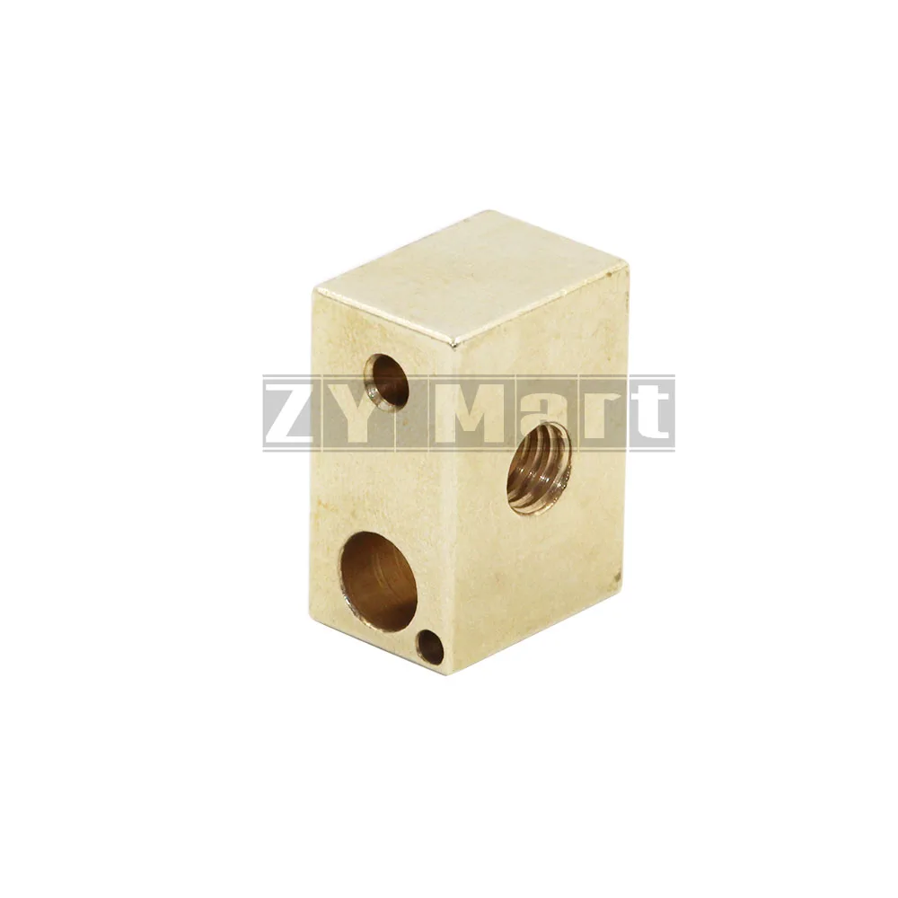 Brass Heater Block For E3D PT100 sensor Hotend Extruder Heat Block 22*16*11.5 22x16x11.5mm Suitable for higher temperatures
Brass Heater Block For E3D PT100 sensor Hotend Extruder Heat Block 22*16*11.5 22x16x11.5mm Suitable for higher temperatures