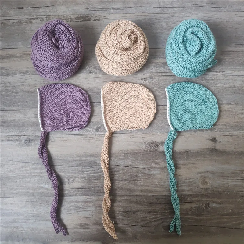 Newborn baby wrap photography props,handmade wrap and bonnet for newborn photography props
Newborn baby wrap photography props,handmade wrap and bonnet for newborn photography props