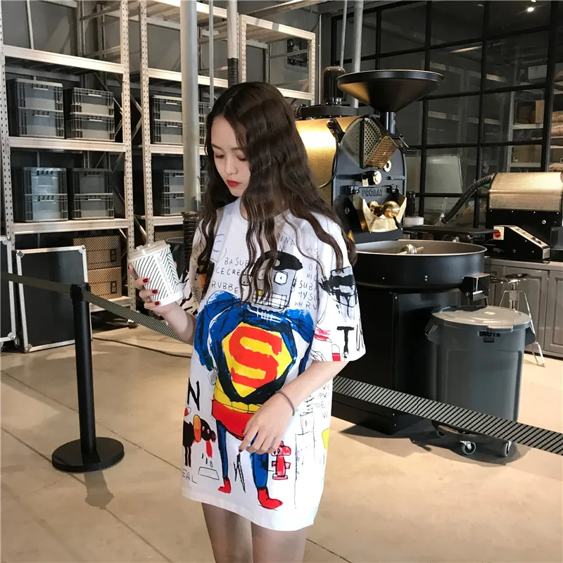 FREE SHIPPING Funny T-shirts Full Cartoon Print JKP4383 FREE SHIPPING Funny T-shirts Full Cartoon Print JKP4383