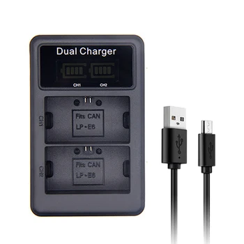 SANGER LP E6 LP-E6 E6N LED USB Dual Charger for Canon EOS 5DS R 5D Mark II Mark III 6D 7D 80D EOS 5DS R Camera Battery
SANGER LP E6 LP-E6 E6N LED USB Dual Charger for Canon EOS 5DS R 5D Mark II Mark III 6D 7D 80D EOS 5DS R Camera Battery