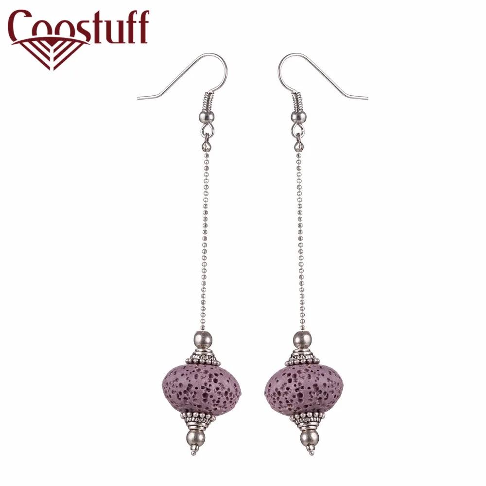 2018 New Wholesale Trendy brincos dangle earrings for women Nature Lava Stone Women Earrings unicorn boucle oorbellen pendientes
2018 New Wholesale Trendy brincos dangle earrings for women Nature Lava Stone Women Earrings unicorn boucle oorbellen pendientes
