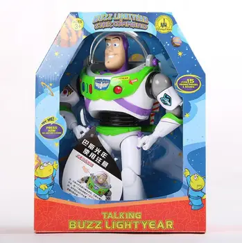 30cm Toy Story Talking Buzz Lightyear PVC Action Figure Collectible 12inch Doll Toys Gift for Kids Children
30cm Toy Story Talking Buzz Lightyear PVC Action Figure Collectible 12inch Doll Toys Gift for Kids Children