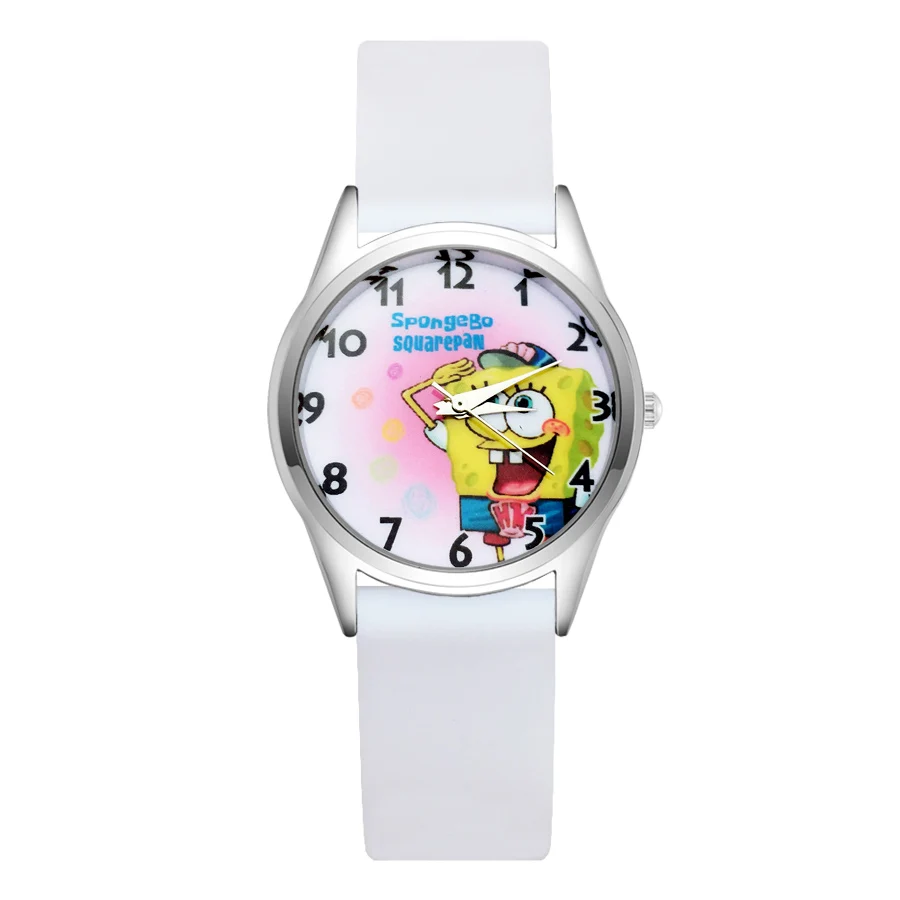 Cartoon pretty SpongeBob style Children's Watches Women's Students girls Boys Quartz Soft Silicone strap Wrist Watch JC89
Cartoon pretty SpongeBob style Children's Watches Women's Students girls Boys Quartz Soft Silicone strap Wrist Watch JC89