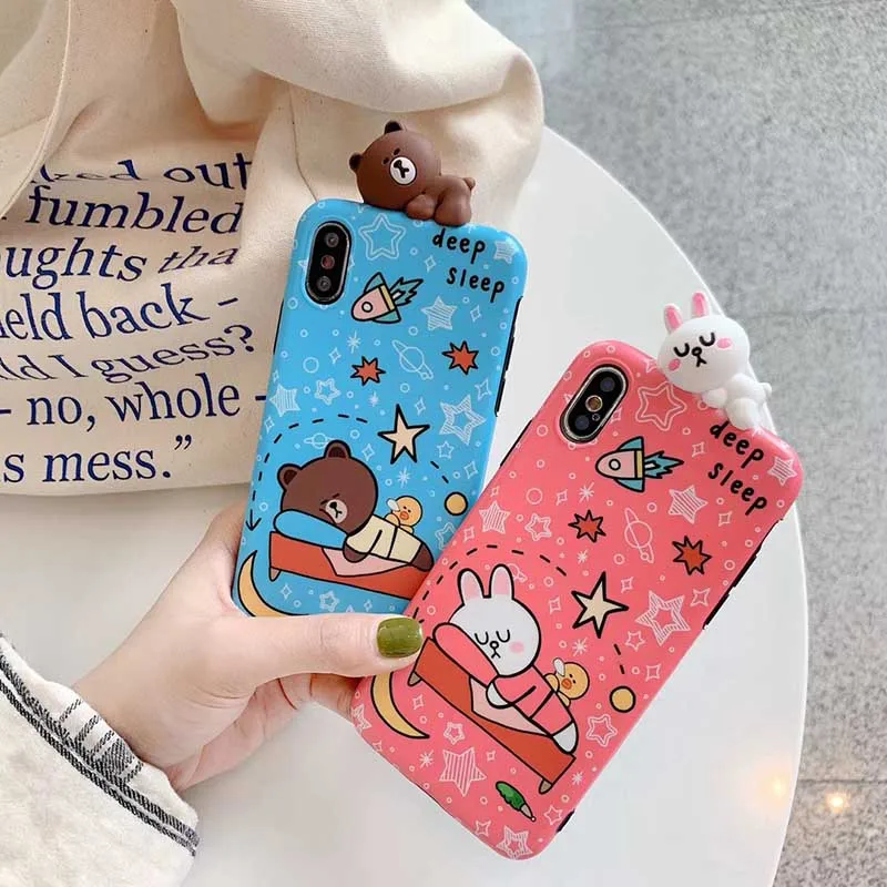 Cute Lovely Bear Bunny Sally 3d Matte Soft Silicone Phone Cover Case For iPhone 6 6s 7 8 Plus For Iphone XS Max XR X Coque Funda
Cute Lovely Bear Bunny Sally 3d Matte Soft Silicone Phone Cover Case For iPhone 6 6s 7 8 Plus For Iphone XS Max XR X Coque Funda