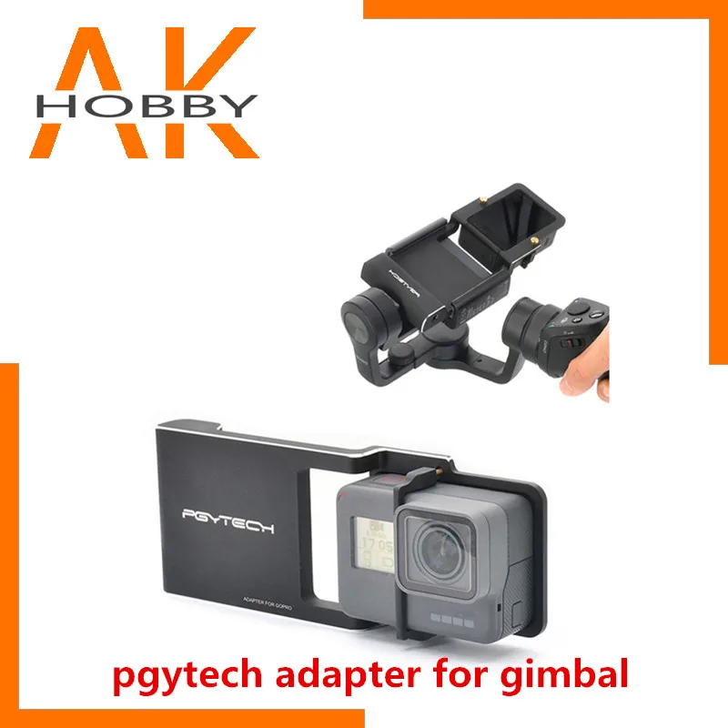 

PGYTECH Adapter for DJI Osmo Mobile 2 Zhiyun Smooth 4/3/Q Xiao Yi 4K Switch Mount Plate Gimbal Camera for Gopro Hero 6 5 4 3+