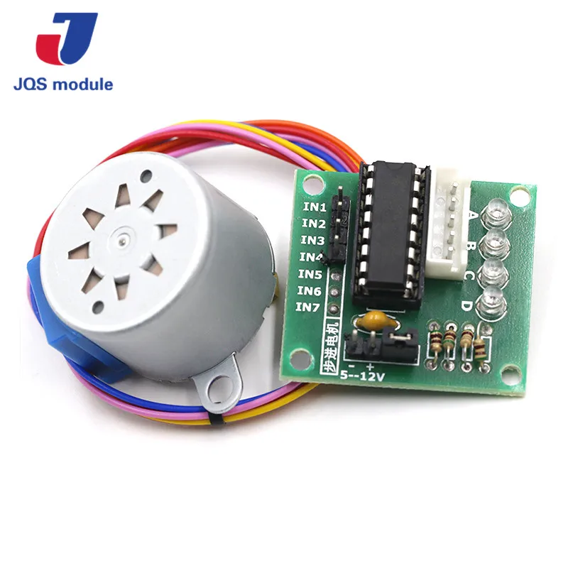 28BYJ-48-5V 4 phase Stepper Motor+ Driver Board ULN2003 1 x Stepper motor +1x ULN2003 Driver board
28BYJ-48-5V 4 phase Stepper Motor+ Driver Board ULN2003 1 x Stepper motor +1x ULN2003 Driver board
