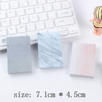 Creative Stone Texture Memo Pad Self-Adhesive Planner Cute Rectangle Marble Notepad Diy Scrapbooking Sticky Note School Office
Creative Stone Texture Memo Pad Self-Adhesive Planner Cute Rectangle Marble Notepad Diy Scrapbooking Sticky Note School Office