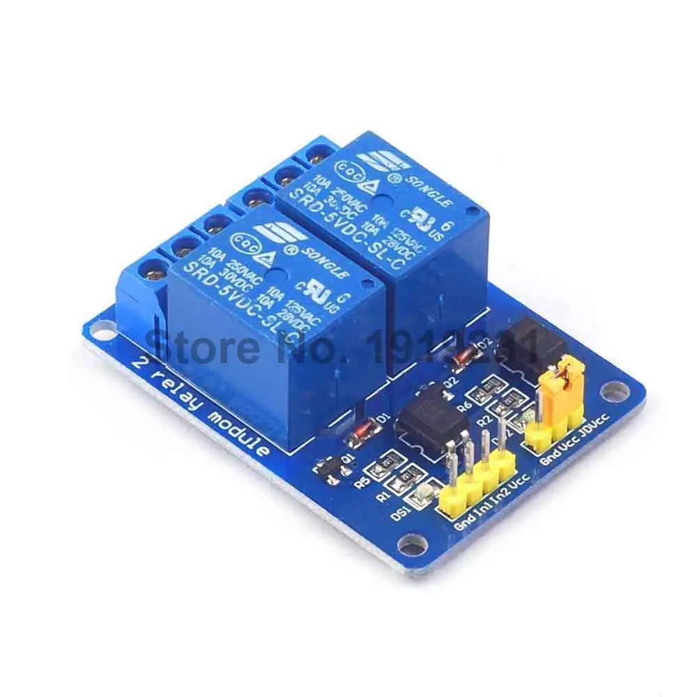 5PCS 2 Channel 5V Relay Module Shield Isolation Control 2Channel Low Level for Arduino MCU AVR 51 PIC
5PCS 2 Channel 5V Relay Module Shield Isolation Control 2Channel Low Level for Arduino MCU AVR 51 PIC