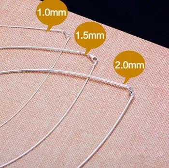 KJJEAXCMY fine jewelry S925 sterling silver jewelry with a silver polishing simple 2.0mm snake bone chain woman han version.
KJJEAXCMY fine jewelry S925 sterling silver jewelry with a silver polishing simple 2.0mm snake bone chain woman han version.