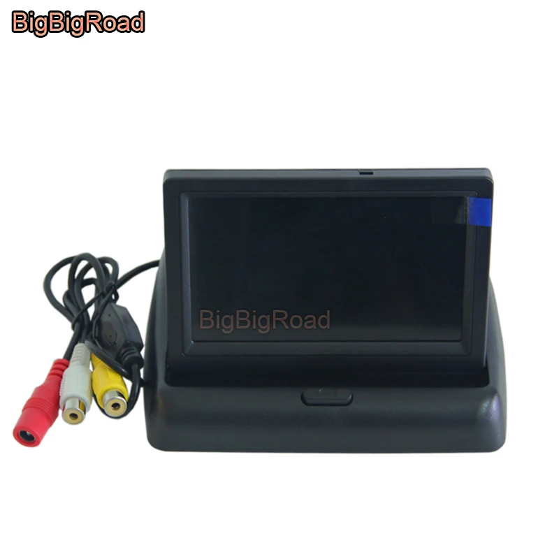 BigBigRoad 4.3 Inch foldable Rear View TFT Color LCD Car Monitor / Backup Parking Reversing HD Display Screen / Rearview Mirror
BigBigRoad 4.3 Inch foldable Rear View TFT Color LCD Car Monitor / Backup Parking Reversing HD Display Screen / Rearview Mirror