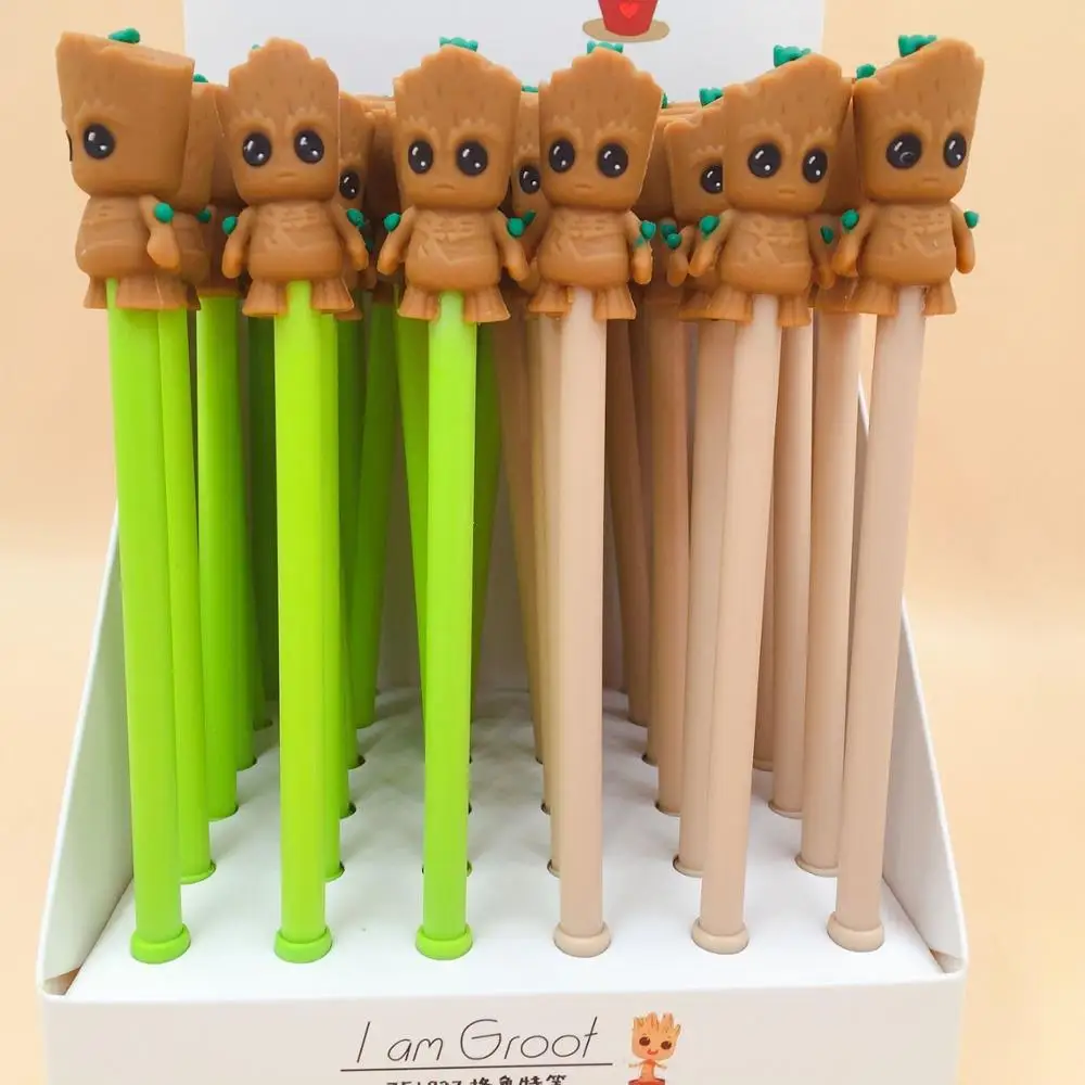 Groot Cartoon Gel Pen Stationery School Pen School Supplies Kawaii Silicone Pens School accessories Wood Write Pen
Groot Cartoon Gel Pen Stationery School Pen School Supplies Kawaii Silicone Pens School accessories Wood Write Pen
