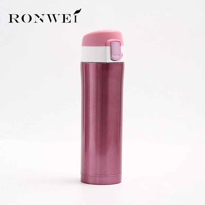 

450ML 5 Colors Home Kitchen Vacuum Flasks Thermoses 420ml Stainless Steel Insulated Thermos Cup Coffee Mug Travel Drink Bottle