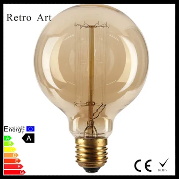 G95 globe Vintage Edison Bulbs E27 40W Retro Incandescent Filament E dison light bulb
G95 globe Vintage Edison Bulbs E27 40W Retro Incandescent Filament E dison light bulb