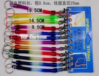 Free Shipping 48 pcs Elastic Spring Coiled Plastic Key Chain Cell Phone Strap Charms Lanyard BG011
Free Shipping 48 pcs Elastic Spring Coiled Plastic Key Chain Cell Phone Strap Charms Lanyard BG011