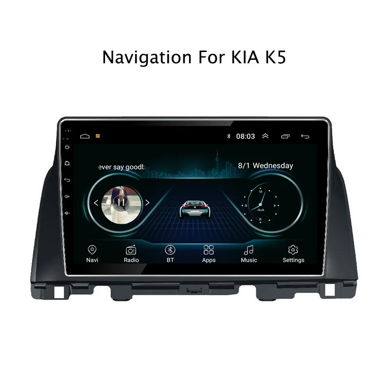 10 1 "2.5D Android 8 автомобильный DVD GPS плеер для Kia K5 Optima 2017 2018 Радио стерео головное