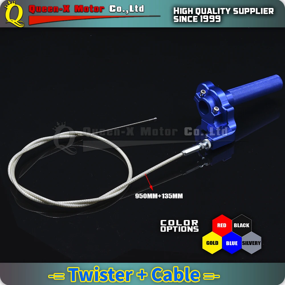 CNC Twister Throttle Assembly + Cable for Atomic Pitpro Pitster Pro SDG DHZ SSR Piranha Dirt Pit Bike Motorcycle
CNC Twister Throttle Assembly + Cable for Atomic Pitpro Pitster Pro SDG DHZ SSR Piranha Dirt Pit Bike Motorcycle