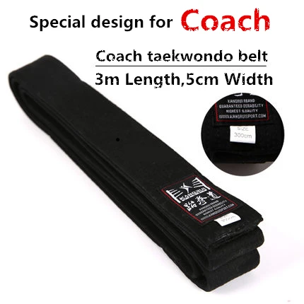 Top quality 3m black WTF taekwondo belt cotton TKD belt for adult teacher belt taekwondo belt Custom embroidery 3m length
Top quality 3m black WTF taekwondo belt cotton TKD belt for adult teacher belt taekwondo belt Custom embroidery 3m length
