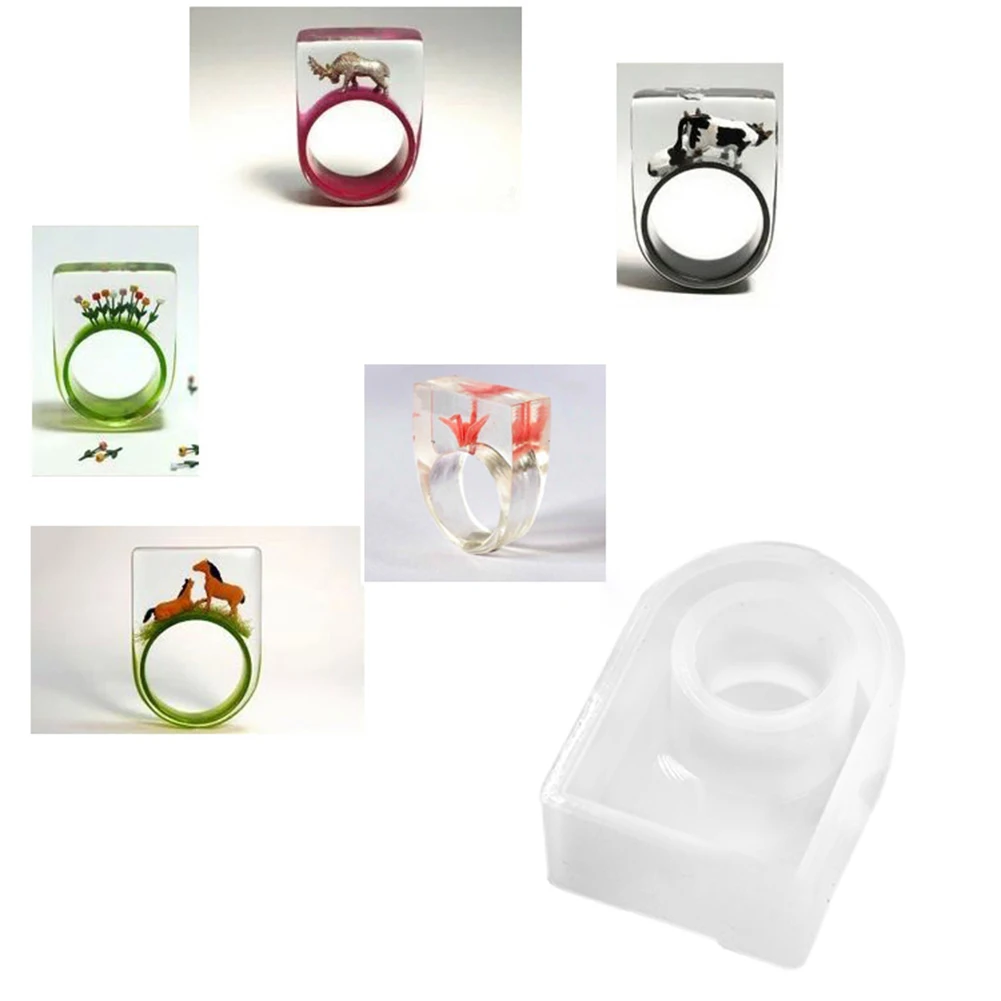 Flower Invitation Ring Mold Handmade Mold Transparent Silicone Ring Mould for Epoxy Resin with Real Flower Herbarium DIY
Flower Invitation Ring Mold Handmade Mold Transparent Silicone Ring Mould for Epoxy Resin with Real Flower Herbarium DIY