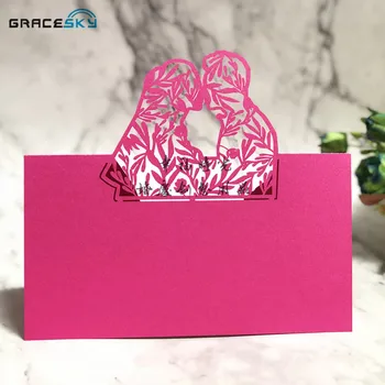 50pcs 2019New laser Cut Bride&Bridegroom Wedding invitation Table cards place seat name cards engagement party Invitation cards
50pcs 2019New laser Cut Bride&Bridegroom Wedding invitation Table cards place seat name cards engagement party Invitation cards