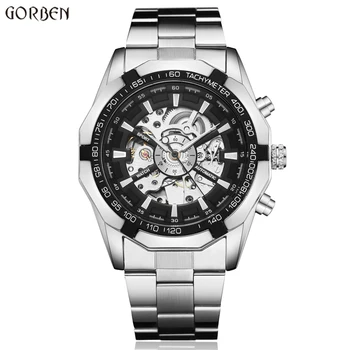 Hot Sale Luxury Luminous Automatic Mechanical Skeleton Dial Stainless Steel Band Wrist Watch Men Women Best Christmas Gift M106
Hot Sale Luxury Luminous Automatic Mechanical Skeleton Dial Stainless Steel Band Wrist Watch Men Women Best Christmas Gift M106