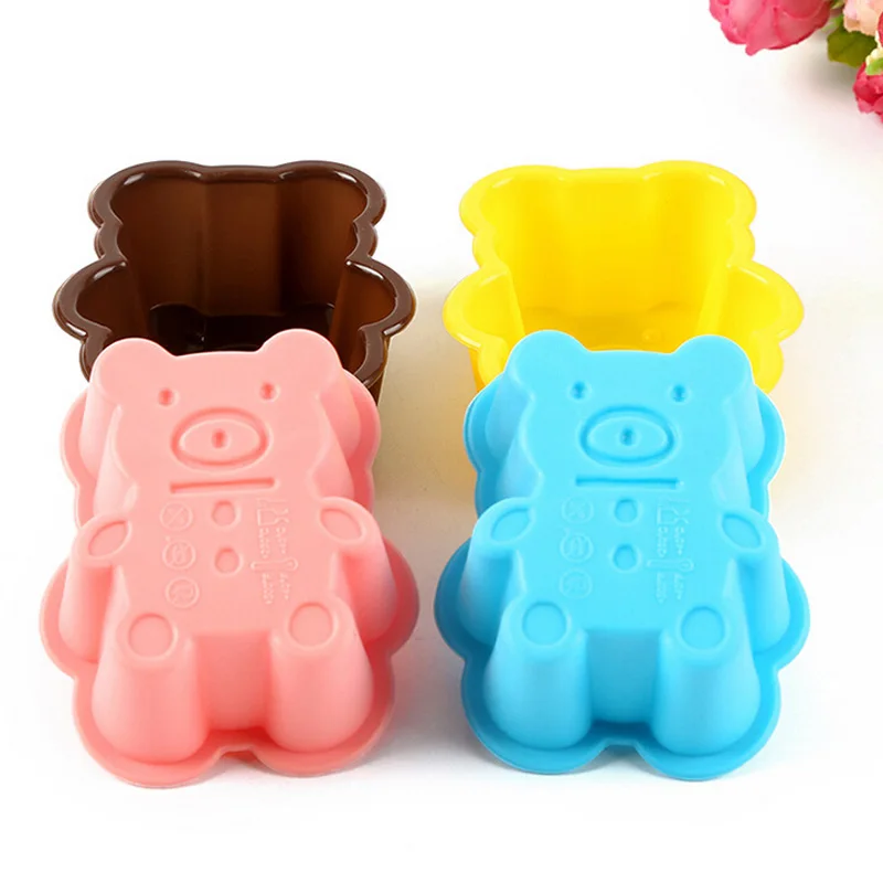 1 PC Kitchen Creative Accessories 3D Diy Silicone Cupcake Baking Bear Soap Silicone Pudding Bakery Biscuit Cake Mold
1 PC Kitchen Creative Accessories 3D Diy Silicone Cupcake Baking Bear Soap Silicone Pudding Bakery Biscuit Cake Mold