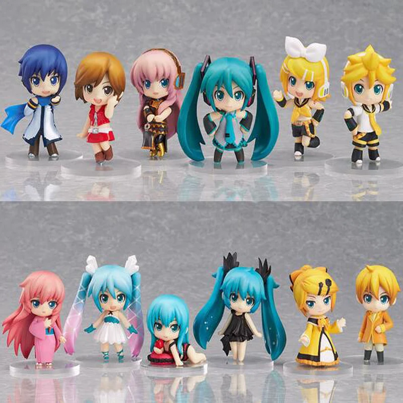 Hatsune Miku anime model cute figure Luka Kaito Kagamine Rin 2style toy set action nendoroid kids gift
Hatsune Miku anime model cute figure Luka Kaito Kagamine Rin 2style toy set action nendoroid kids gift