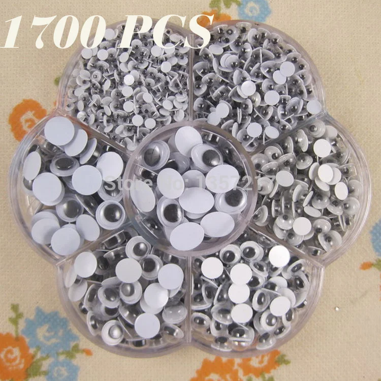 Free Shipping wholesale 3mm/4mm/5mm/6mm/7mm/8mm/10x8mm Movable toy Eye 1700pcs/Box(100% Enough Quantity) Plastic eye wiggly eyes
Free Shipping wholesale 3mm/4mm/5mm/6mm/7mm/8mm/10x8mm Movable toy Eye 1700pcs/Box(100% Enough Quantity) Plastic eye wiggly eyes