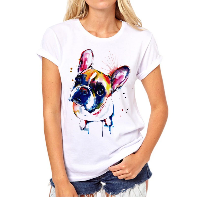 Fashion Hand Painted Pug Dog Women Tshirt Cute Hipster Printed Tshirt White Casual Harajuku animal printing Tshirt 97N-2#
Fashion Hand Painted Pug Dog Women Tshirt Cute Hipster Printed Tshirt White Casual Harajuku animal printing Tshirt 97N-2#