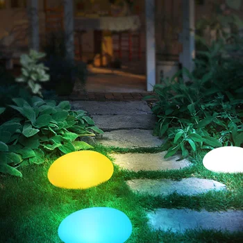 Cobblestone RGB LED Nightlight Outdoor Garden Courtyard Lawn Holiday Night Party Decoration 16-Color Changing Stones Lamp Lights
Cobblestone RGB LED Nightlight Outdoor Garden Courtyard Lawn Holiday Night Party Decoration 16-Color Changing Stones Lamp Lights