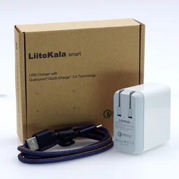 LiitoKala QC3.0 USB quick charger 5V/2.4A 6V/3A 9V/2A 12V/1.5A Total power 28W For mobile phone MP3
LiitoKala QC3.0 USB quick charger 5V/2.4A 6V/3A 9V/2A 12V/1.5A Total power 28W For mobile phone MP3