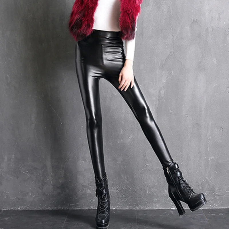 Fashion Sexy Leggings Plus Size Women Black Clothes High Waist Leggings Faux Leather Leggings Velvet Cashmere Leggings
Fashion Sexy Leggings Plus Size Women Black Clothes High Waist Leggings Faux Leather Leggings Velvet Cashmere Leggings