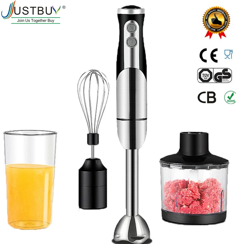 1.9KG 800W Hand Blender 4 in 1 Portable immersion Blender for Kitchen Food Processor Chopper Whisk Electric Juicer Mixer
1.9KG 800W Hand Blender 4 in 1 Portable immersion Blender for Kitchen Food Processor Chopper Whisk Electric Juicer Mixer
