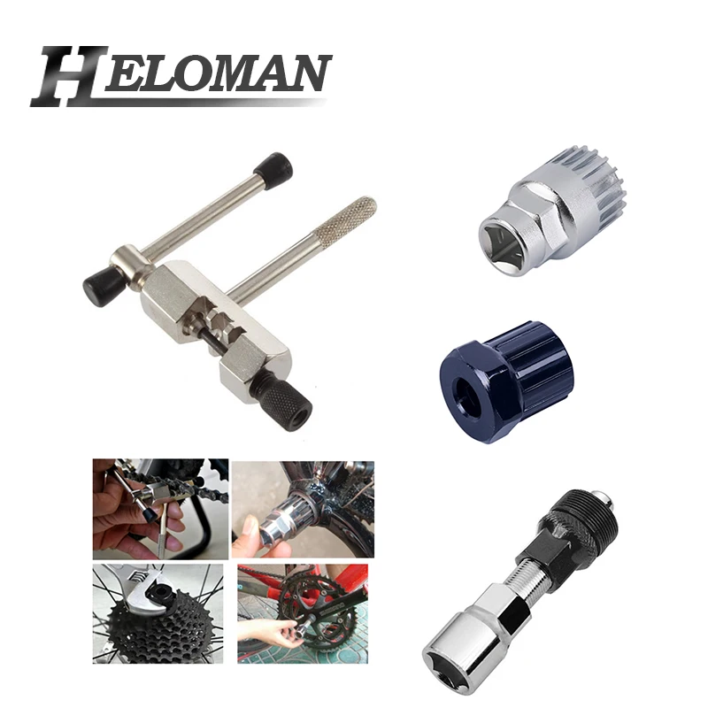 Multifunction Repair Tool Set MTB Bike Alloy Steel chain Crank Wheel Bottom Bracket center axle Remover Mountain Bicycle |