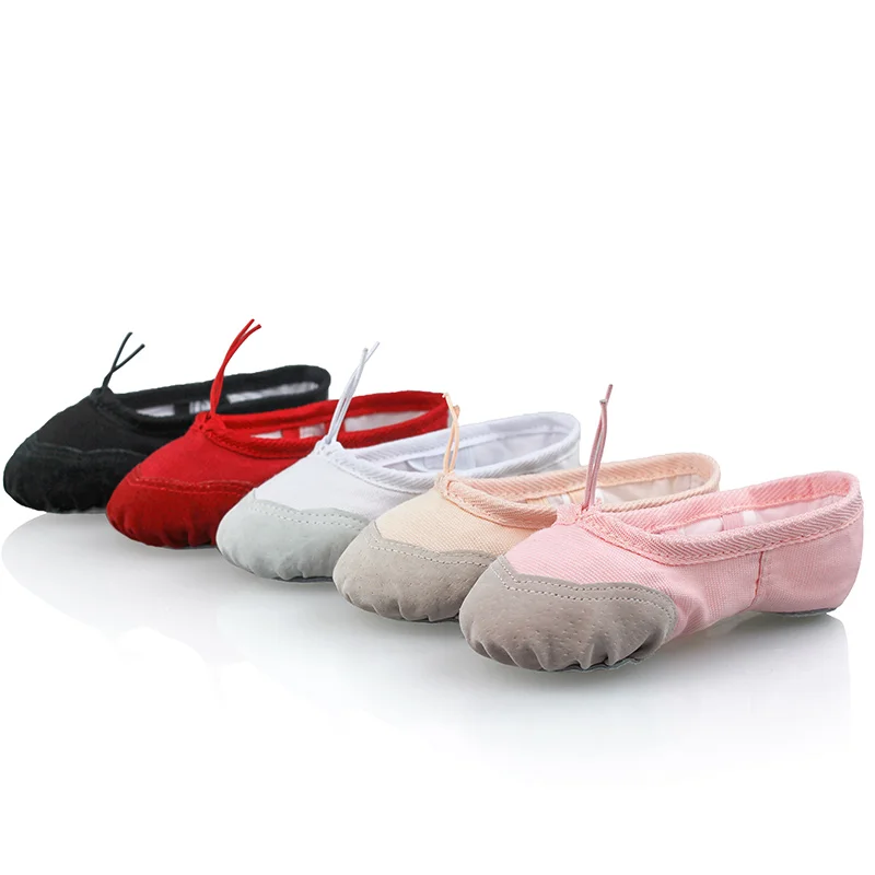 Балетные туфли для девочек и детей танцевальные Тапочки высококачественные