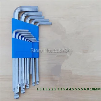 13pcs/set steel with matte chrome extra long hex wrench ball end set allen key 1.3-10mm Wrench Tool Handle
13pcs/set steel with matte chrome extra long hex wrench ball end set allen key 1.3-10mm Wrench Tool Handle