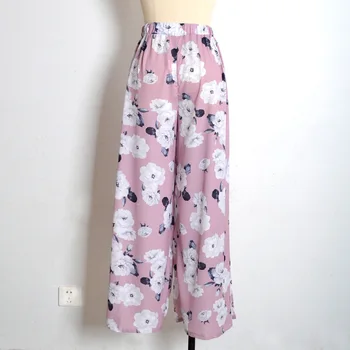 2020 new hot sale sexy pants high-cut large size women loose wide-leg print trouses 7524
2020 new hot sale sexy pants high-cut large size women loose wide-leg print trouses 7524
