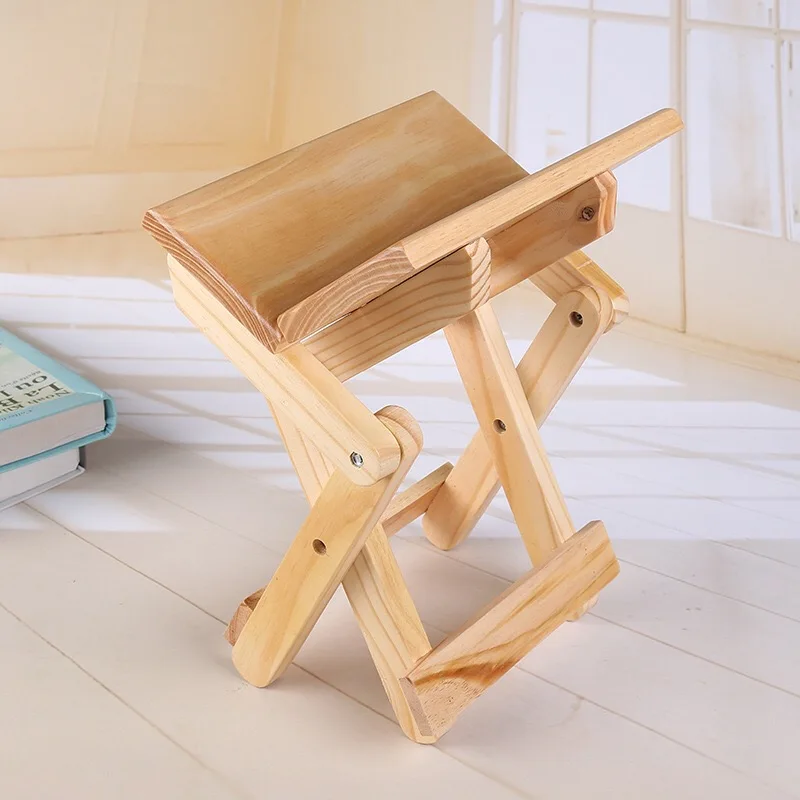 Стул детский деревянный складной стул портативный для отдыха на открытом