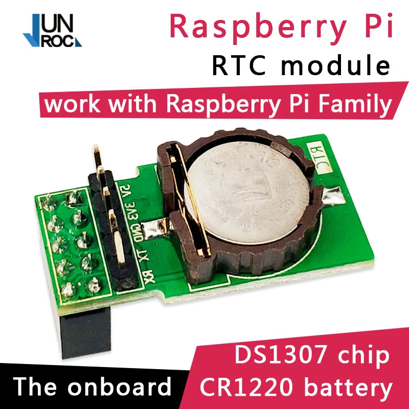 JunRoc Raspberry Pi RTC module DS1307 IO Pin Connect Compatible With Raspberry Pi 3B Pi 3B+
JunRoc Raspberry Pi RTC module DS1307 IO Pin Connect Compatible With Raspberry Pi 3B Pi 3B+