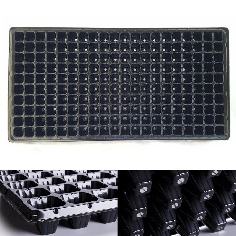 JX-LCLYL 200 Cell Seedling Starter Tray Extra Strength Seed Germination Plant Propagation