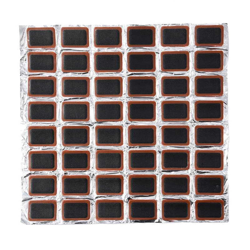 48Pcs 24mm Black Orange Square Rubber Patch Bicycle Bike Cycle Tire Tyre Puncture Repairing 48 Patch Repair Kit 
48Pcs 24mm Black Orange Square Rubber Patch Bicycle Bike Cycle Tire Tyre Puncture Repairing 48 Patch Repair Kit