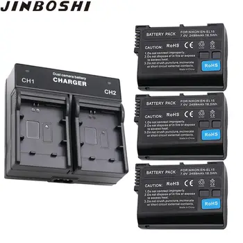 3Pcs EN-EL15 EN EL15 ENEL15 EL15A Batteries + Dual LED Charger for Nikon D600 D610 D600E D800 D800E D810 D7000 D7100 d750 V13
3Pcs EN-EL15 EN EL15 ENEL15 EL15A Batteries + Dual LED Charger for Nikon D600 D610 D600E D800 D800E D810 D7000 D7100 d750 V13