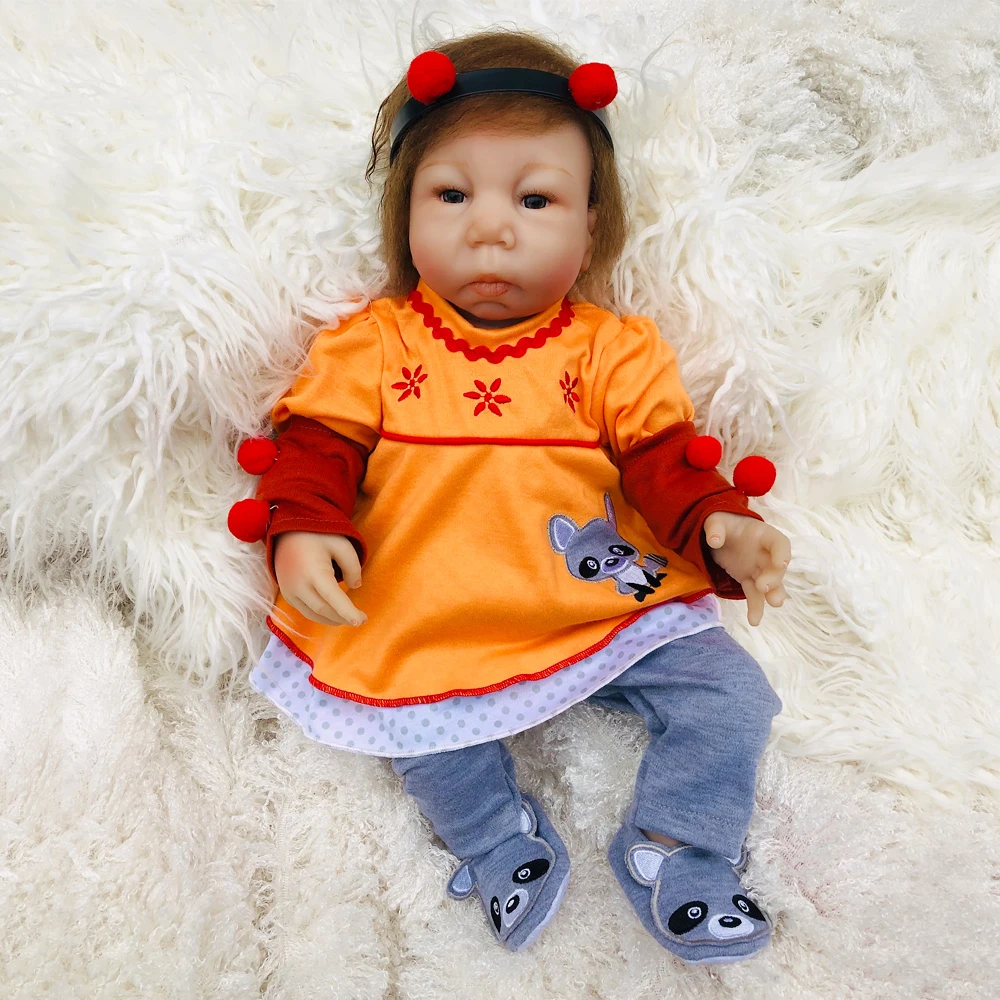 45cm Soft Silicone Reborn babies Dolls newborn reborn collectible doll Lifelike Baby Alive Dolls Kids Playmate kids toys
45cm Soft Silicone Reborn babies Dolls newborn reborn collectible doll Lifelike Baby Alive Dolls Kids Playmate kids toys