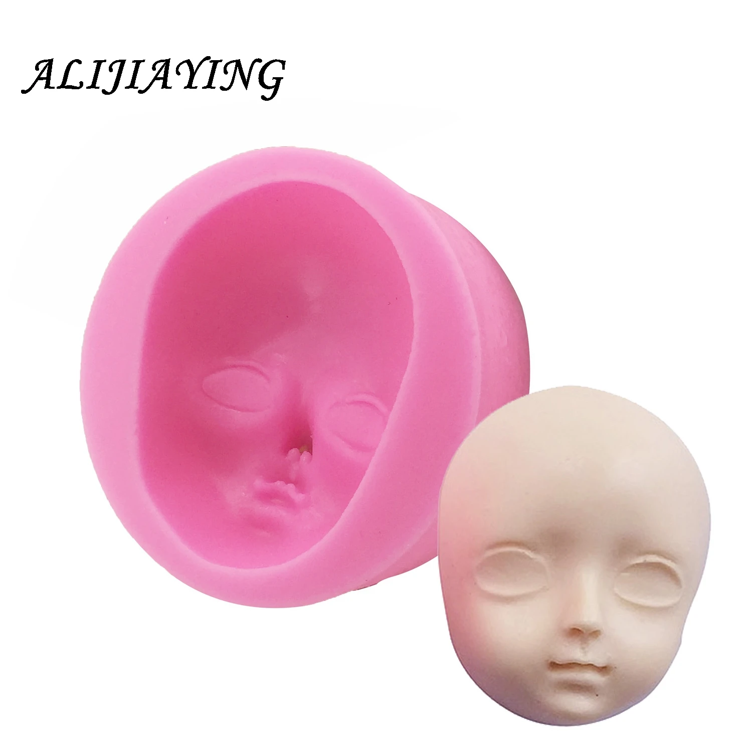 Baby Face chocolate silicone mold for cake decorating tools Girl Head gumpaste mould clay/rubber mould D0708
Baby Face chocolate silicone mold for cake decorating tools Girl Head gumpaste mould clay/rubber mould D0708