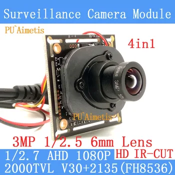 PU`Aimetis 4in1 2MP 1920*1080 AHD CCTV 1080P mini night vision Camera Module 1/2.7 2000TVL 3MP 6MM surveillance camera
PU`Aimetis 4in1 2MP 1920*1080 AHD CCTV 1080P mini night vision Camera Module 1/2.7 2000TVL 3MP 6MM surveillance camera