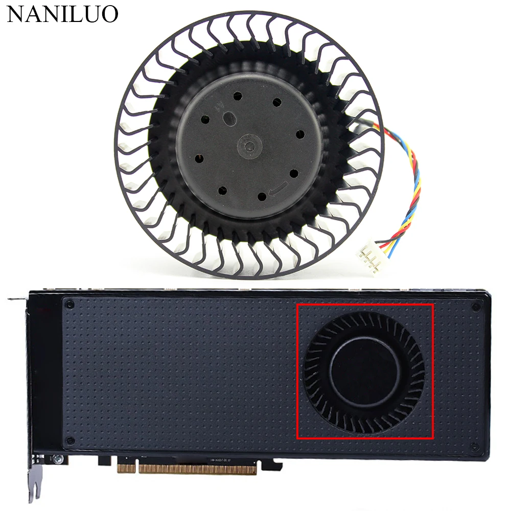 Вентилятор BFB1012SHA01 для AMD R9 390 X 12 В постоянного тока 2 40 А 4 контактный GPU вентилятора