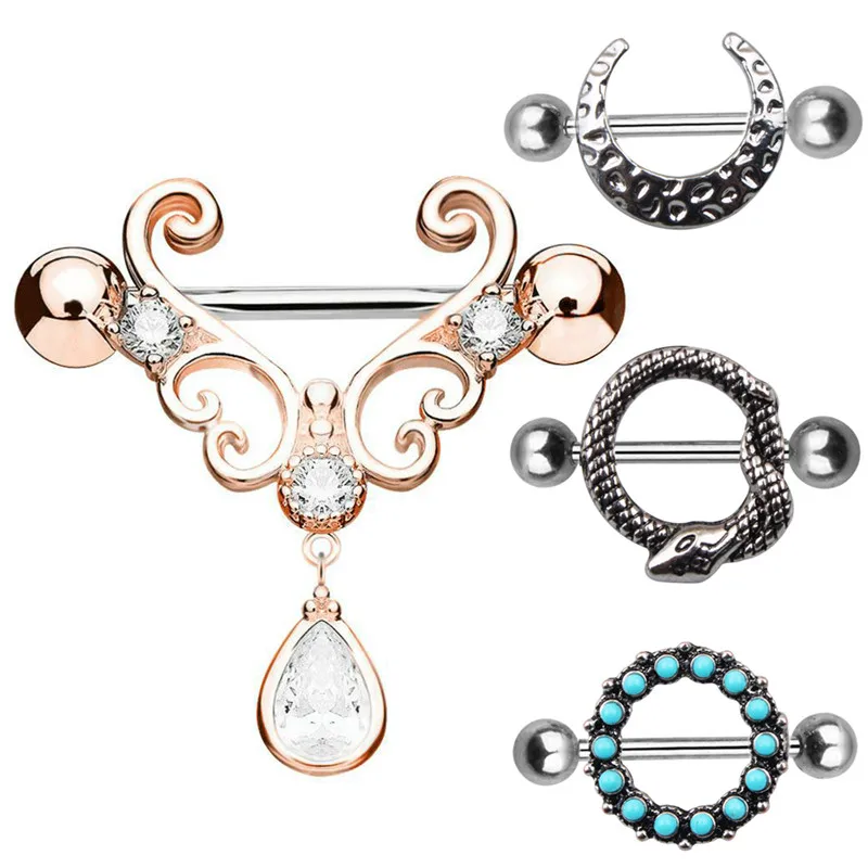 1 Pcs Fashion Pierced Clip On Fake Nipple Ring Snake Moon Shaped Stainless Steel Piercing Body Jewelry
1 Pcs Fashion Pierced Clip On Fake Nipple Ring Snake Moon Shaped Stainless Steel Piercing Body Jewelry