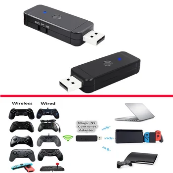 Wireless Controller Adapter for NS Switch Fighting Stick Adapter for PS4 PS3 PC for Xbox One S 360 Controller
Wireless Controller Adapter for NS Switch Fighting Stick Adapter for PS4 PS3 PC for Xbox One S 360 Controller
