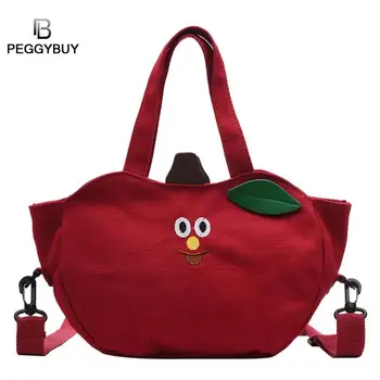 Cute Fruit Shaped Printing Shoulder Handbags Women Canvas Crossbody Bags Canvas Handbag Casual Tote Vintage Messenger Bags
Cute Fruit Shaped Printing Shoulder Handbags Women Canvas Crossbody Bags Canvas Handbag Casual Tote Vintage Messenger Bags