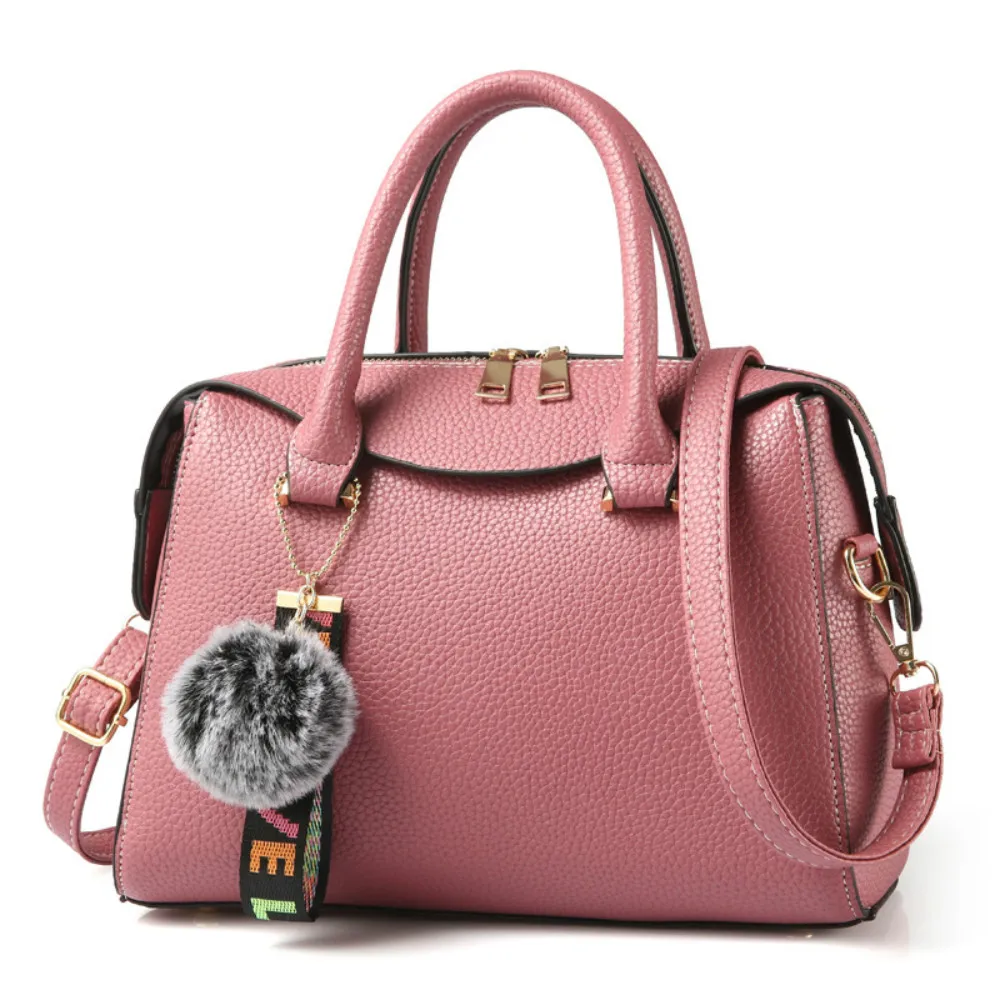 2019 New Luxury Women Bags Elegant Shoulder Bag for Female Casual Crossbody Bags Fashion Ladies Boston Handbag with Hariball
2019 New Luxury Women Bags Elegant Shoulder Bag for Female Casual Crossbody Bags Fashion Ladies Boston Handbag with Hariball