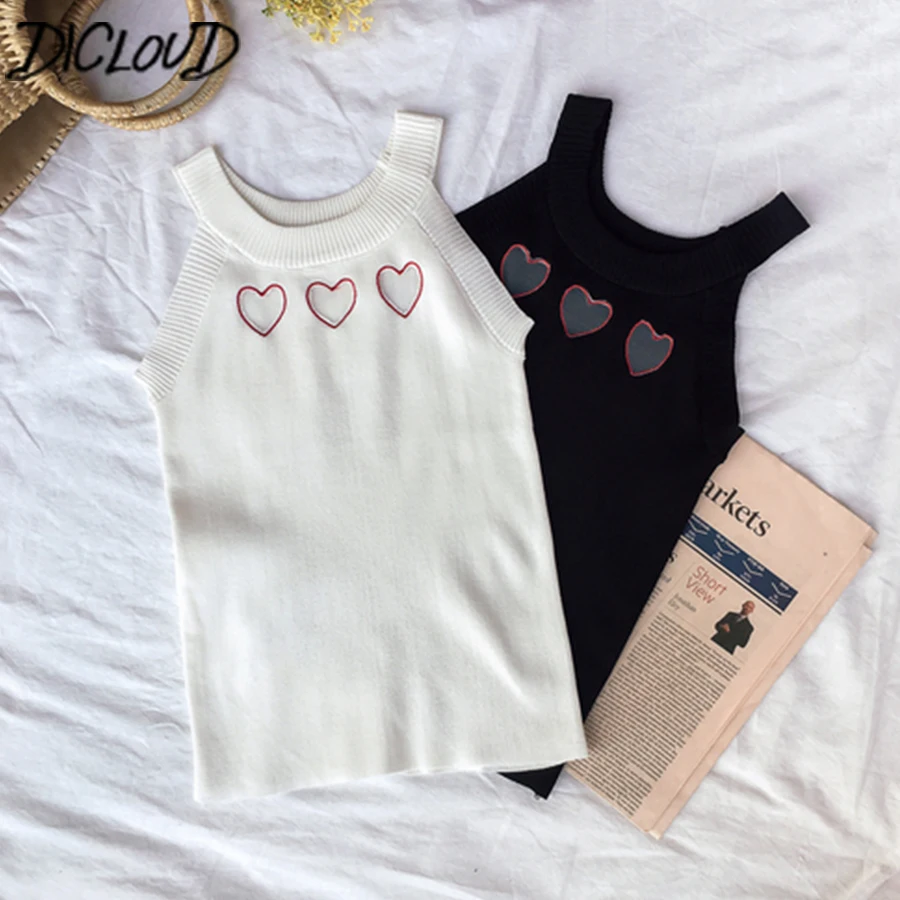 DICLOUD Hot Selling Heartless Camis Tops Women 2018 Knit Sleeveless Round Neck Sexy Shirt Harajuku Elastic Casual Summer Tops
DICLOUD Hot Selling Heartless Camis Tops Women 2018 Knit Sleeveless Round Neck Sexy Shirt Harajuku Elastic Casual Summer Tops